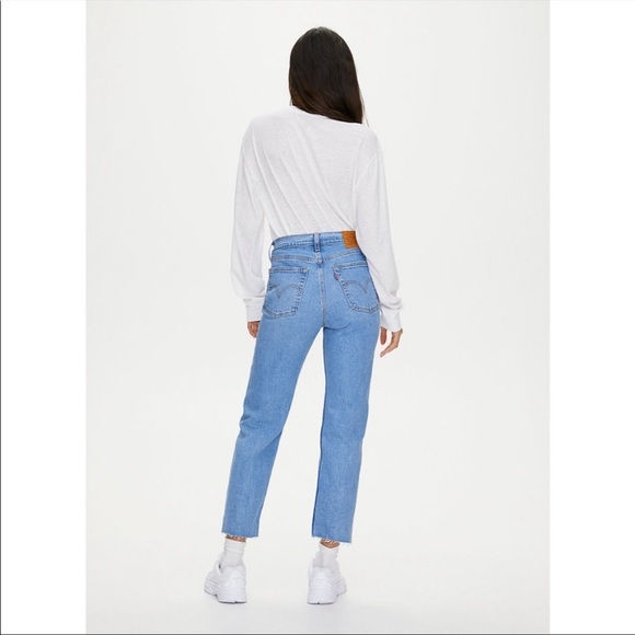 LEVI'S Wedgie Straight Jeans - Light Blue - 25 - Picture 2 of 3